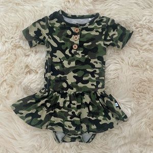 Camo Posh Peanut Girls Outfit